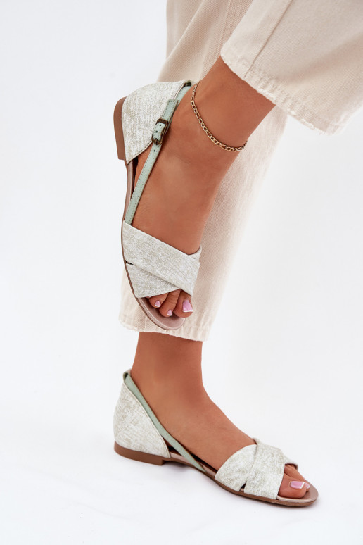 Sandalias de mujer isósceles Tiene queciejka 04614-46 color menta Sandalias de mujer isósceles Tiene queciejka 04614-46 color menta