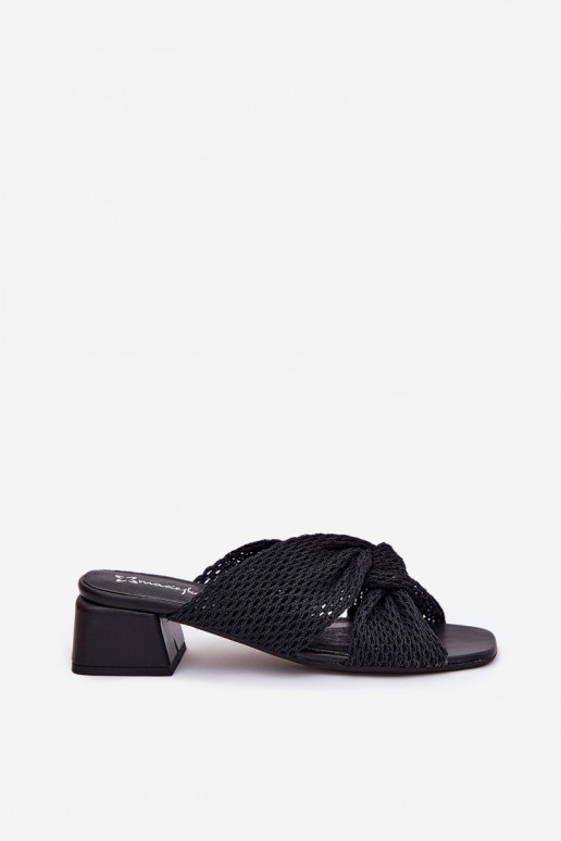 zapatillas de mujer reloj Tiene queciejka 06955-01 de color negro zapatillas de mujer reloj Tiene queciejka 06955-01 de color negro