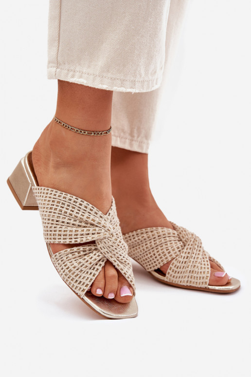 zapatillas de mujer reloj Tiene queciejka 06955-25 beige-color dorado zapatillas de mujer reloj Tiene queciejka 06955-25 beige-color dorado