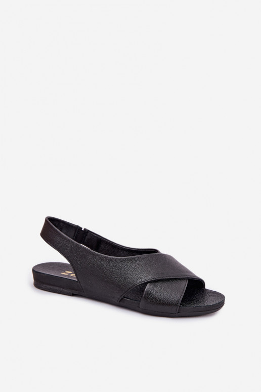 Zazoo 40407 sandalias Piel Femenino de color negro Zazoo 40407 sandalias Piel Femenino de color negro