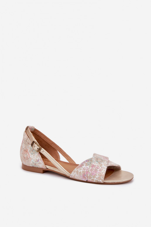 Sandalias de mujer isósceles Tiene queciejka 04614-22 beige Sandalias de mujer isósceles Tiene queciejka 04614-22 beige