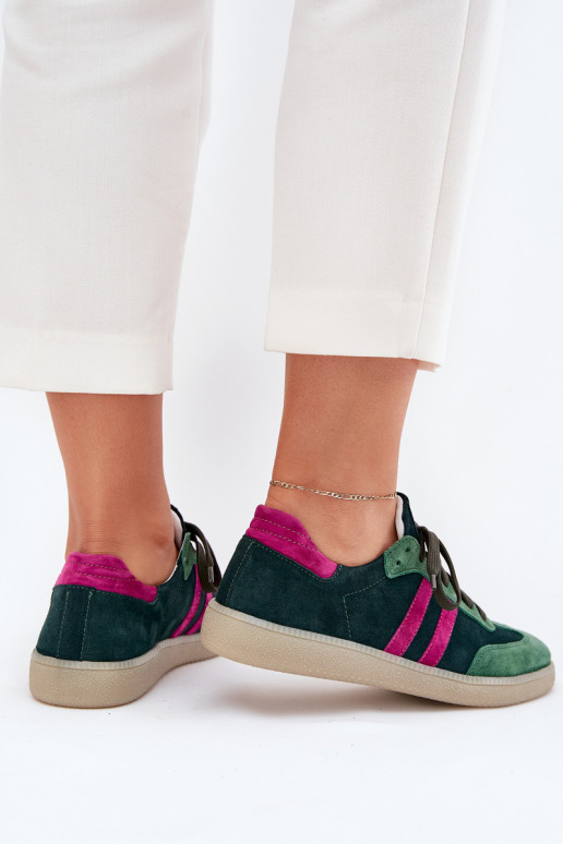 Zazoo N1068 de gamuza Bajo Zapatillas modelo zapatos. Femenino de color caqui Zazoo N1068 de gamuza Bajo Zapatillas modelo zapatos. Femenino de color caqui