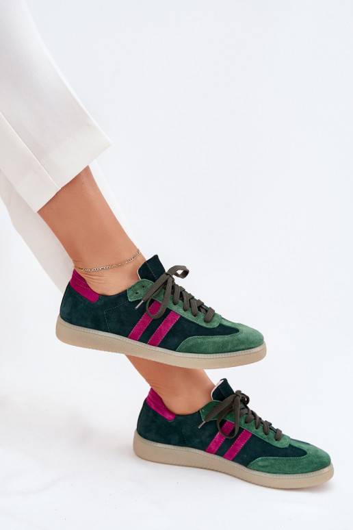 Zazoo N1068 de gamuza Bajo Zapatillas modelo zapatos. Femenino de color caqui Zazoo N1068 de gamuza Bajo Zapatillas modelo zapatos. Femenino de color caqui