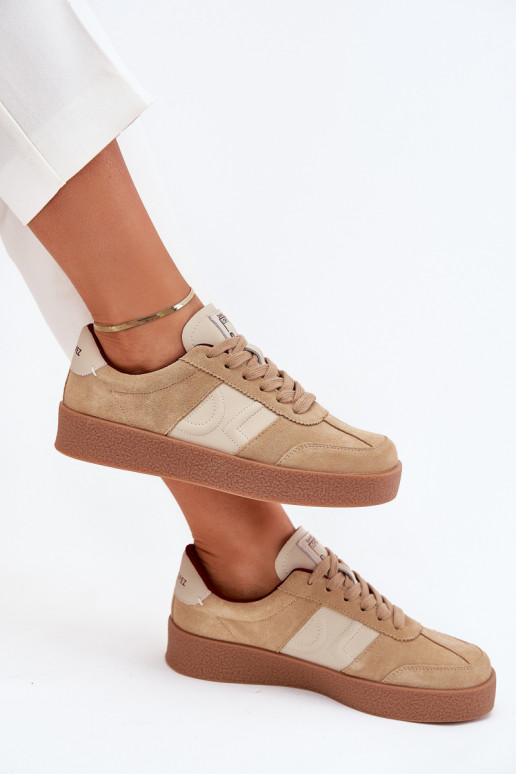 de gamuza Zapatillas modelo zapatos. Femenino Daniel Lopez Just Dare SS2D4022 beige de gamuza Zapatillas modelo zapatos. Femenino Daniel Lopez Just Dare SS2D4022 beige