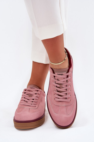 Zapatillas deportivas de gamuza color rosa para mujeres Daniel Lopez Just Dare SS2D4010 2