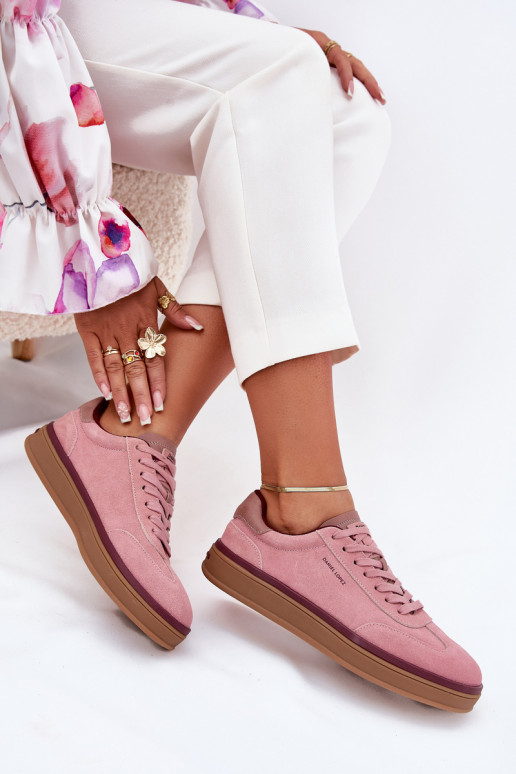 de gamuza Femenino Zapatillas modelo zapatos. Daniel Lopez Just Dare SS2D4010 color rosa de gamuza Femenino Zapatillas modelo zapatos. Daniel Lopez Just Dare SS2D4010 color rosa