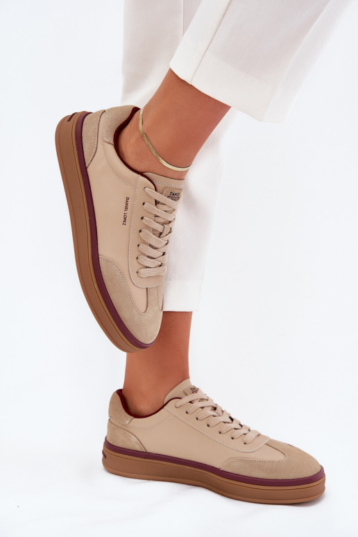 Piel Femenino Zapatillas modelo zapatos. Daniel Lopez Just Dare SS2D4007 beige Piel Femenino Zapatillas modelo zapatos. Daniel Lopez Just Dare SS2D4007 beige
