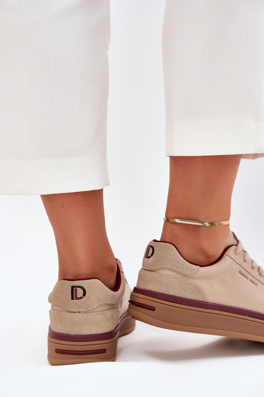 Piel Femenino Zapatillas modelo zapatos. Daniel Lopez Just Dare SS2D4007 beige Piel Femenino Zapatillas modelo zapatos. Daniel Lopez Just Dare SS2D4007 beige