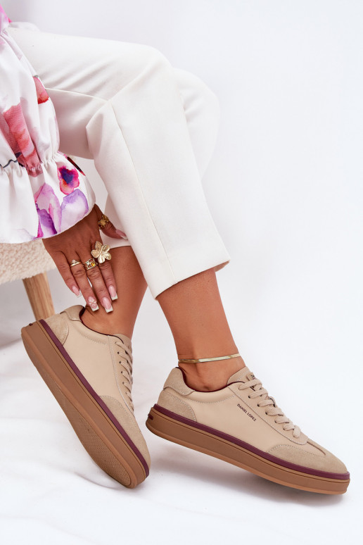 Piel Femenino Zapatillas modelo zapatos. Daniel Lopez Just Dare SS2D4007 beige Piel Femenino Zapatillas modelo zapatos. Daniel Lopez Just Dare SS2D4007 beige