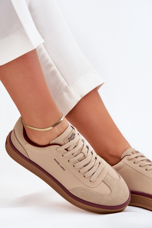 Piel Femenino Zapatillas modelo zapatos. Daniel Lopez Just Dare SS2D4007 beige Piel Femenino Zapatillas modelo zapatos. Daniel Lopez Just Dare SS2D4007 beige