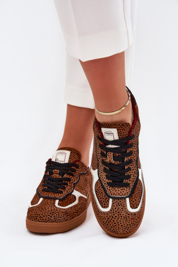 Zapatillas deportivas de mujer Daniel Lopez Just Dare SS2D4016 color marrón