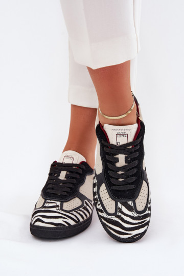 Zapatillas modelo zapatos. Femenino Daniel Lopez Just Dare SS2D4015 Zebra beige 2