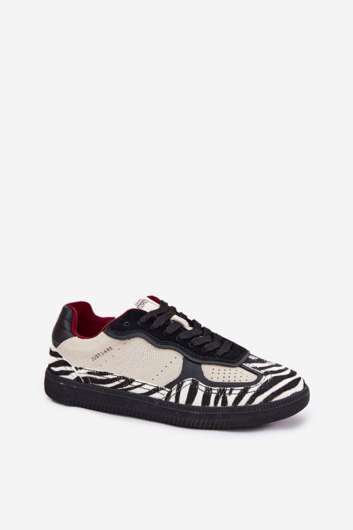 Zapatillas modelo zapatos. Femenino Daniel Lopez Just Dare SS2D4015 Zebra beige Zapatillas modelo zapatos. Femenino Daniel Lopez Just Dare SS2D4015 Zebra beige