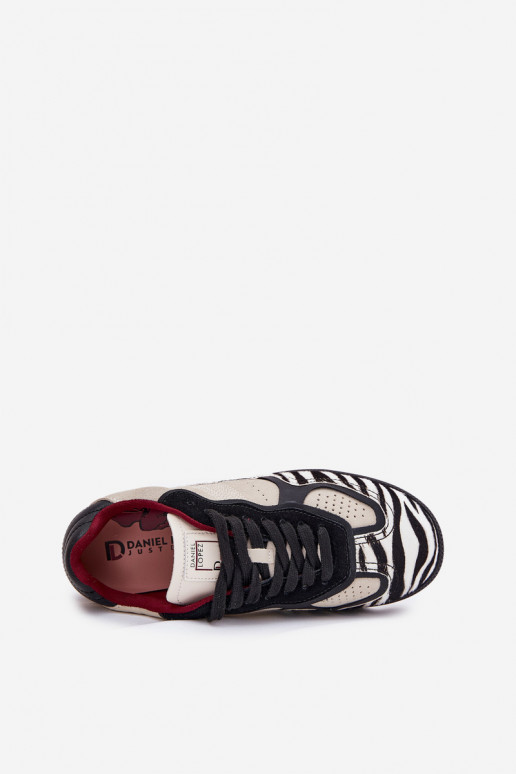 Zapatillas modelo zapatos. Femenino Daniel Lopez Just Dare SS2D4015 Zebra beige Zapatillas modelo zapatos. Femenino Daniel Lopez Just Dare SS2D4015 Zebra beige