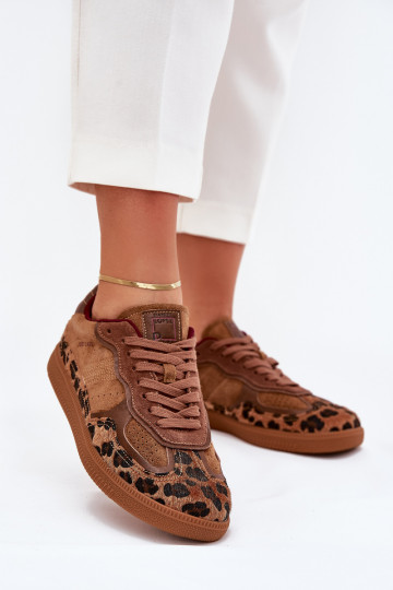 Zapatillas deportivas de mujer Daniel Lopez Just Dare SS2D4017 con estampado de leopardo 2