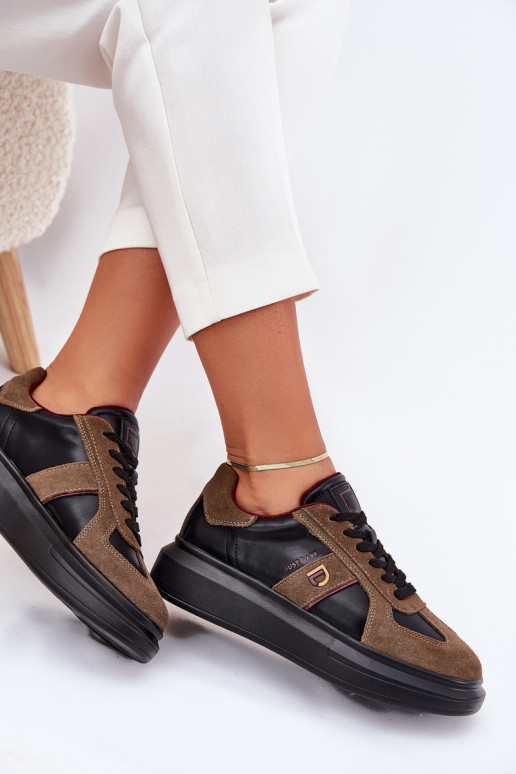 Piel Femenino Zapatillas modelo zapatos. con una plataforma Daniel Lopez Just Dare SS2D4001 de color negro Piel Femenino Zapatillas modelo zapatos. con una plataforma Daniel Lopez Just Dare SS2D4001 de color negro