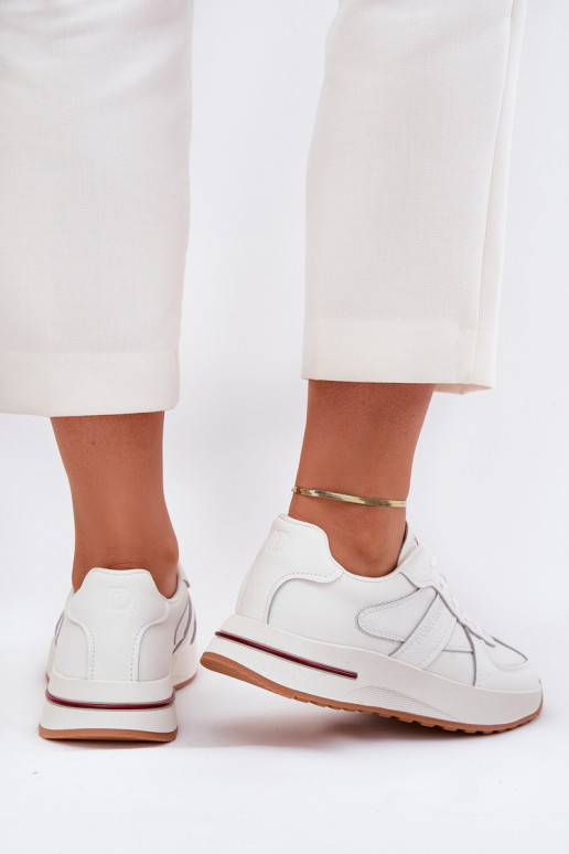 Piel Calzado deportivo de mujer, zapatillas de deporte. Daniel Lopez Just Dare SS2D4042 el color blanco Piel Calzado deportivo de mujer, zapatillas de deporte. Daniel Lopez Just Dare SS2D4042 el color blanco