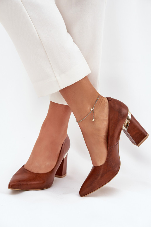 Piel Zapatos LeAski 3117 marron oscuro