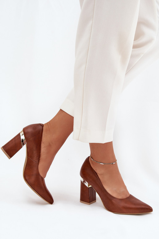 Piel Zapatos LeAski 3117 marron oscuro