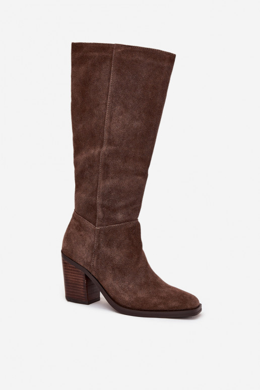 de gamuza botas con tacones Cerrar color marrón Lissara de gamuza botas con tacones Cerrar color marrón Lissara