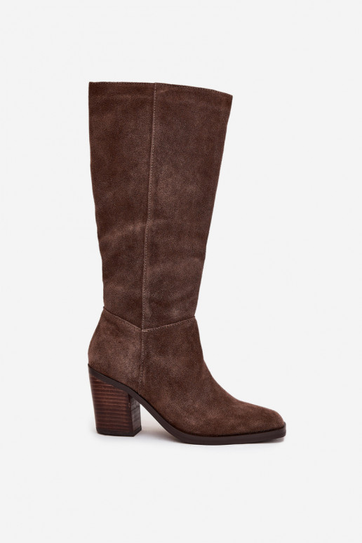 de gamuza botas con tacones Cerrar color marrón Lissara de gamuza botas con tacones Cerrar color marrón Lissara