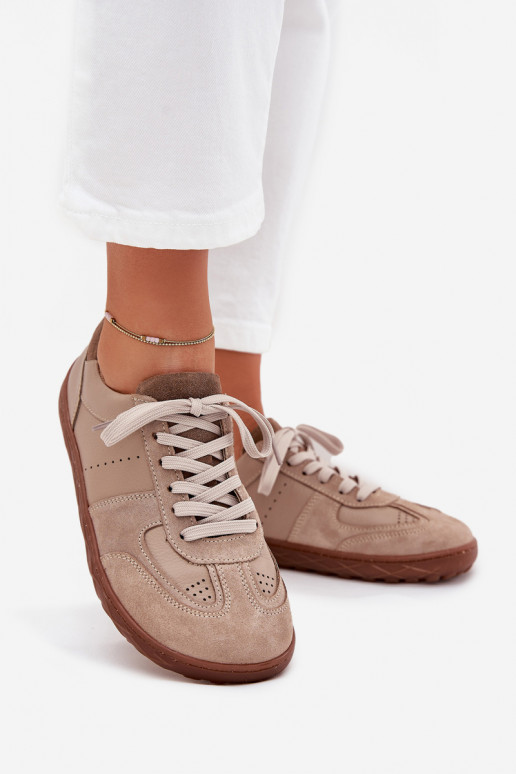 Piel Zapatos de mujer Barefoot Zazoo N1277S2 beige Piel Zapatos de mujer Barefoot Zazoo N1277S2 beige