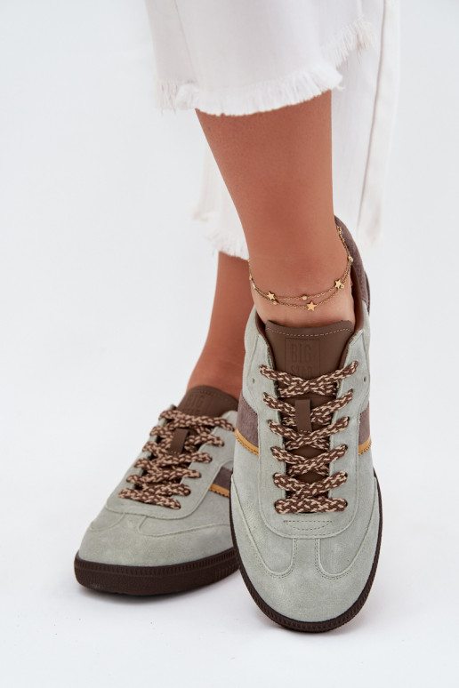 de gamuza Bajo Zapatillas modelo zapatos. Femenino Big Star SS274678 HI-POLY SYSTEM color menta de gamuza Bajo Zapatillas modelo zapatos. Femenino Big Star SS274678 HI-POLY SYSTEM color menta