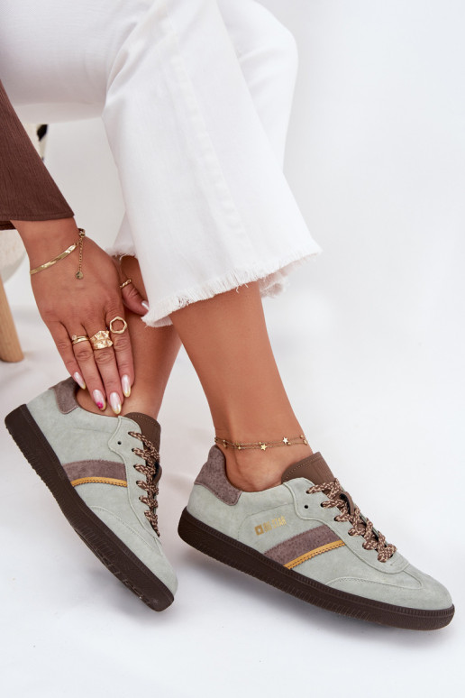 de gamuza Bajo Zapatillas modelo zapatos. Femenino Big Star SS274678 HI-POLY SYSTEM color menta de gamuza Bajo Zapatillas modelo zapatos. Femenino Big Star SS274678 HI-POLY SYSTEM color menta