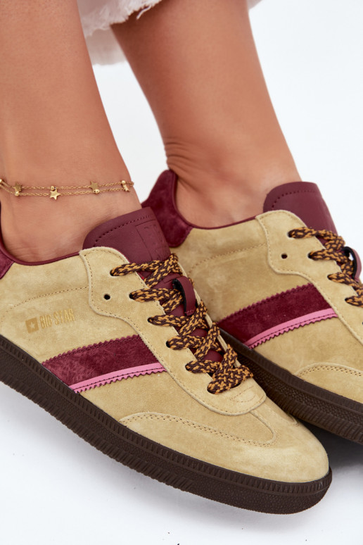 de gamuza Bajo Zapatillas modelo zapatos. Femenino Big Star SS274680 HI-POLY SYSTEM Caliza de gamuza Bajo Zapatillas modelo zapatos. Femenino Big Star SS274680 HI-POLY SYSTEM Caliza