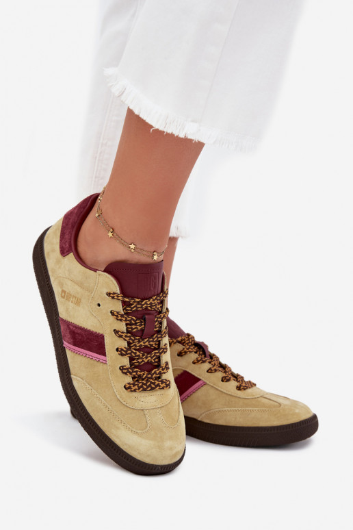 de gamuza Bajo Zapatillas modelo zapatos. Femenino Big Star SS274680 HI-POLY SYSTEM Caliza de gamuza Bajo Zapatillas modelo zapatos. Femenino Big Star SS274680 HI-POLY SYSTEM Caliza