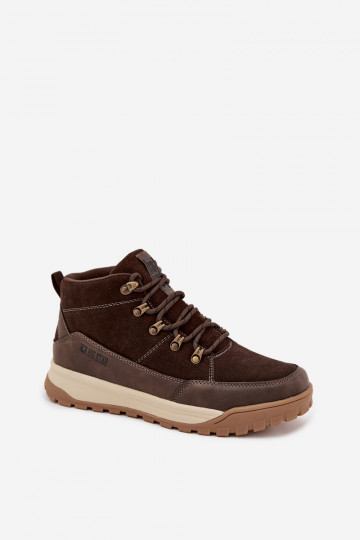 Botas de senderismo de ante para hombre Big Star SS174263 color marrón