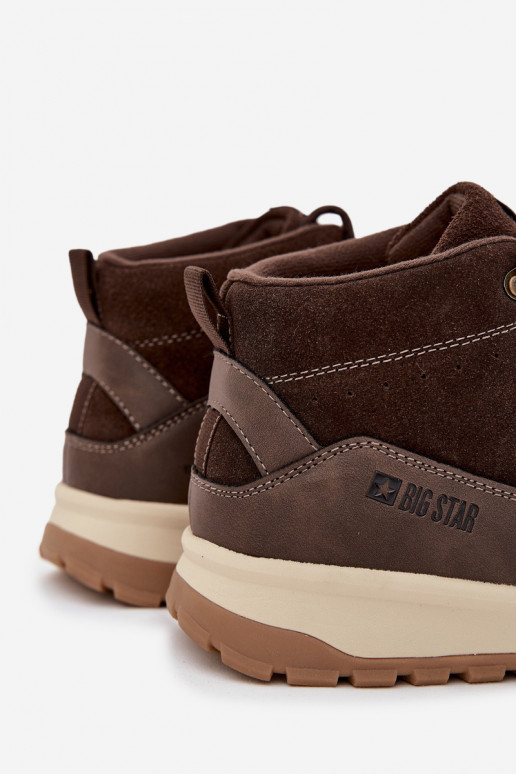 de gamuza botas de montaña Tiene quesculino Big Star SS174263 color marrón de gamuza botas de montaña Tiene quesculino Big Star SS174263 color marrón