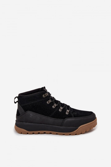 Botas de senderismo de ante para hombre Big Star SS174265 color negro 2