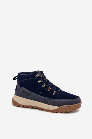 Botas de senderismo de ante para hombre Big Star SS174264 color azul marino