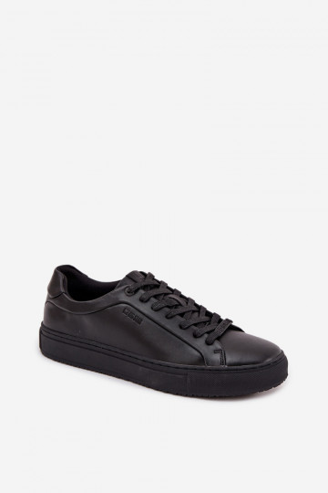 Piel zapatos casuales Zapatillas modelo zapatos. Tiene quesculino Big Star SS174121 de color negro