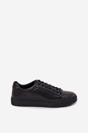 Piel zapatos casuales Zapatillas modelo zapatos. Tiene quesculino Big Star SS174121 de color negro 2