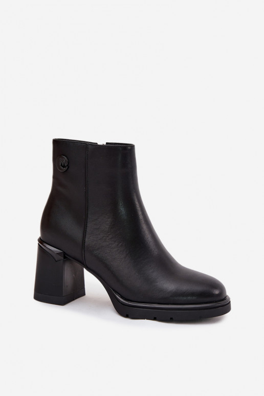 Piel Botas de mujer de color negro Julissa Piel Botas de mujer de color negro Julissa