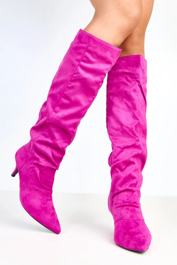 Botines de ante violetas de... 2