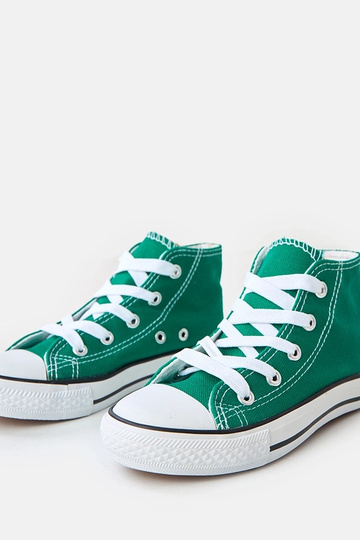 Zapatillas deportivas altas verdes para niños Frenis