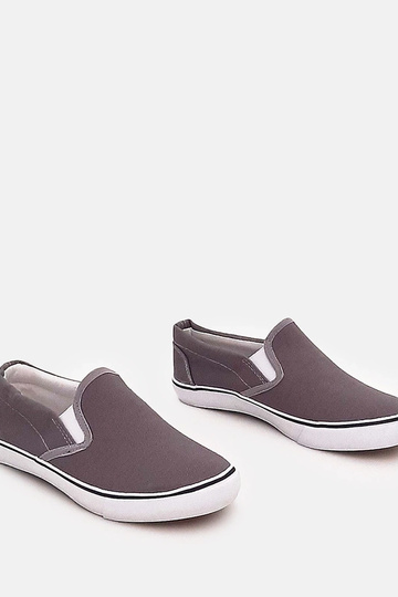 Zapatillas deportivas grises para niños tipo slip-on Lagunes