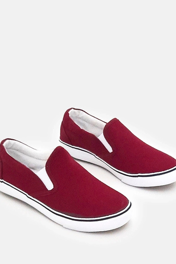 Zapatillas deportivas burdeos para niños tipo slip-on Lagunes