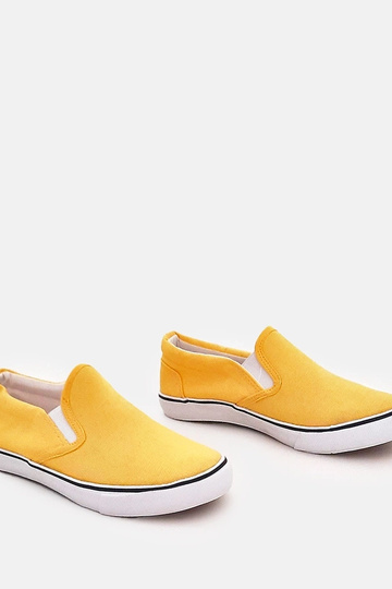 Zapatillas deportivas amarillas para niños tipo slip-on Lagunes