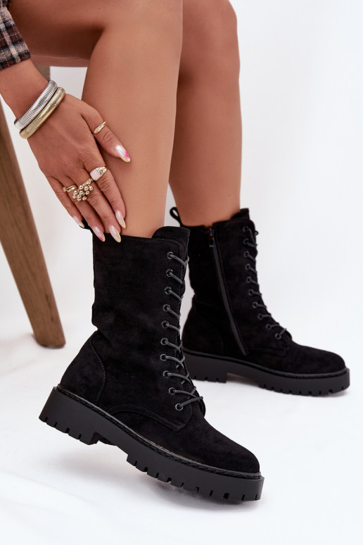 Botas de trabajo térmicas para mujer, color negro, Tai turirvielle