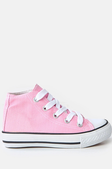 Zapatillas deportivas infantiles de color rosa claro hasta el tobillo, Tandy