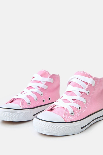 Zapatillas deportivas infantiles de color rosa claro hasta el tobillo, Tandy 2