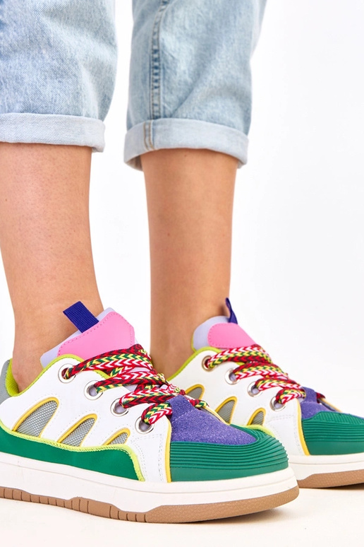 Zapatillas deportivas verdes con...