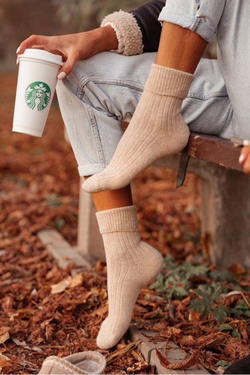 Medias Femenino ENełniane beige