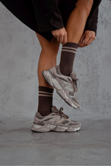 Medias Femenino DAa Cienkie Tiras color marrón