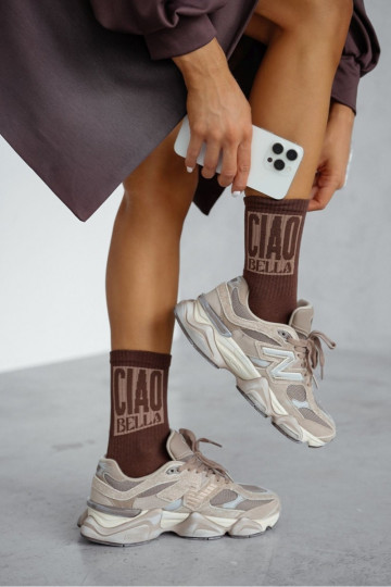 Medias color chocolate para mujer "CIAO BELLA"