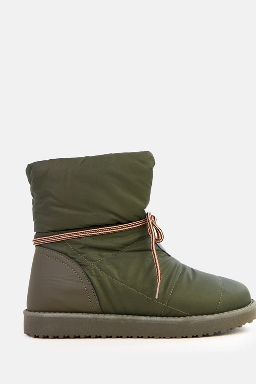 Botas de nieve para mujer verdes con...
